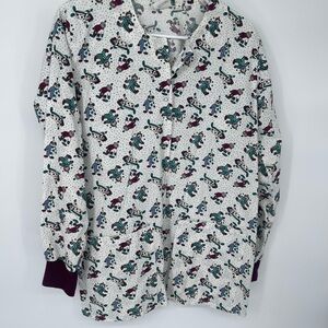Clown scrub jacket size small